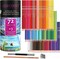 75 Pack Colored Pencils Set for Adult Coloring,72 Colors Coloring Pencils with Extras,Drawing Pencils Art Craft Supplies for Adults Beginners